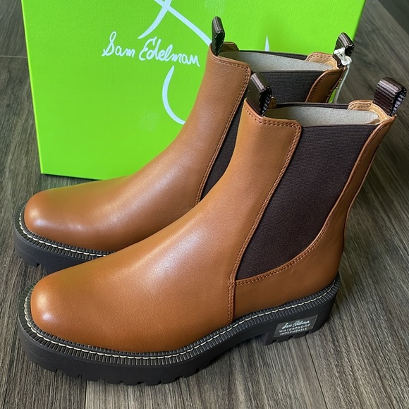 Sam Edelman - Women’s Laguna Chealse Leather Boots - Picture 10 of 12